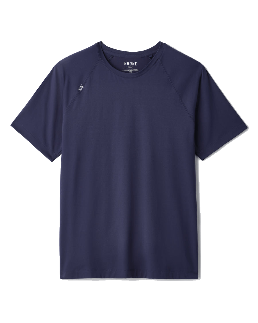 Rhone T-shirts S / Navy Rhone - Men's Reign Short Sleeve