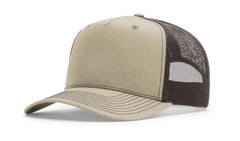 Richardson Headwear Adjustable / Khaki/Coffee Richardson - Five-Panel Champ Trucker Cap
