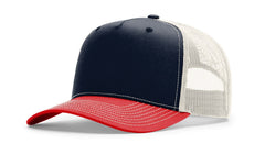 Richardson Headwear Adjustable / Navy/Birch/Red Richardson - Five-Panel Champ Trucker Cap