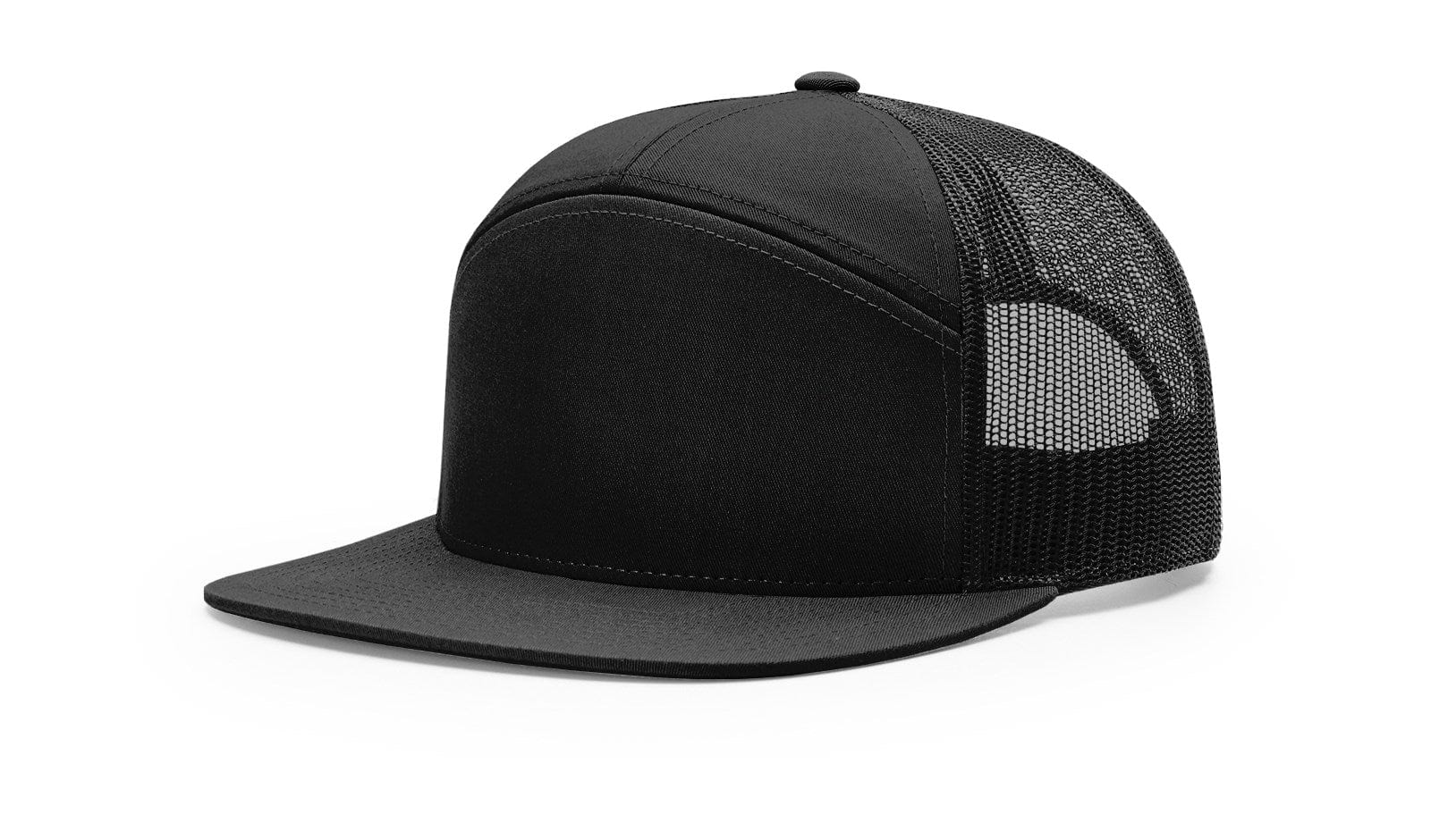 Richardson Headwear One Size / Black Richardson - Seven-Panel Trucker Cap