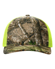 Richardson Headwear One Size / Realtree Edge/Neon Yellow Richardson - Five-Panel Printed Trucker Cap