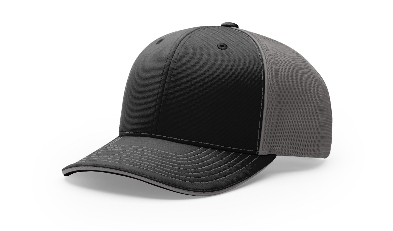 Richardson Headwear S/M / Black/Charcoal Split Richardson - Pulse Sportmesh R-Flex Cap