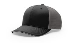 Richardson Headwear S/M / Black/Charcoal Split Richardson - Pulse Sportmesh R-Flex Cap
