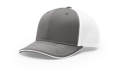 Richardson Headwear S/M / Charcoal/White Split Richardson - Pulse Sportmesh R-Flex Cap