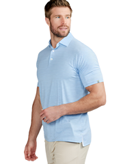 tasc Polos tasc - Men's Cloud Lightweight Polo Brookline Stripe