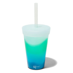 SiliPINT Drinkware 16oz / Mountain Air Silipint - Straw Tumbler 16oz