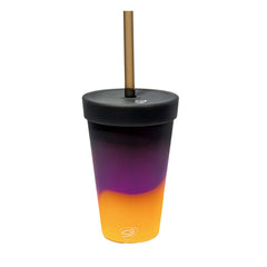 SiliPINT Drinkware 16oz / Sun Storm Silipint - Straw Tumbler 16oz