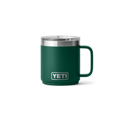 YETI Drinkware 10oz / Black Forest Green YETI - Rambler 10oz Stackable Mug w/ DuraSip™ Ceramic Lining