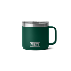 YETI Drinkware 14oz / Black Forest Green YETI - Rambler 14oz Stackable Mug w/ DuraSip™ Ceramic Lining