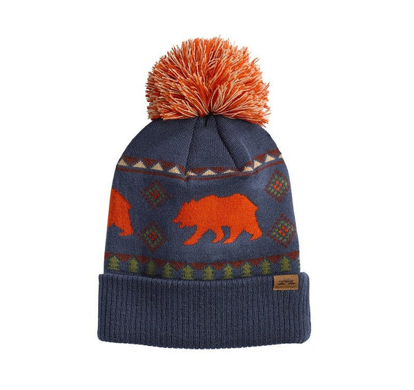 Spacecraft Headwear One Size / Bear Blue Spacecraft - Wild Pom Beanie