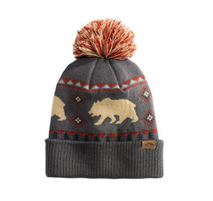 Spacecraft Headwear One Size / Bear Dark Gray Spacecraft - Wild Pom Beanie