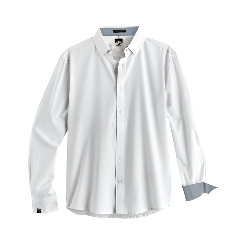 Storm Creek Woven Shirts S / White/Grey Storm Creek - Men's Influencer