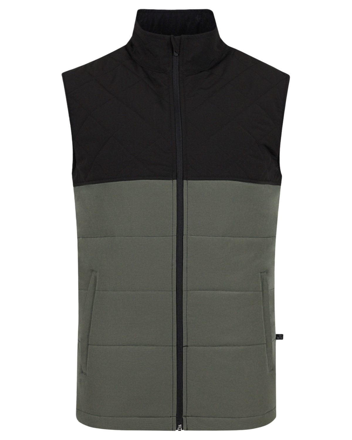 Swannies Golf Outerwear S / Black/Olive Grey Swannies Golf - Men's Cruz Vest