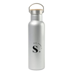 Threadfellows Accessories 20oz / Metallic Silver Aviana Metallics Double Wall Stainless Steel Bottle 20oz