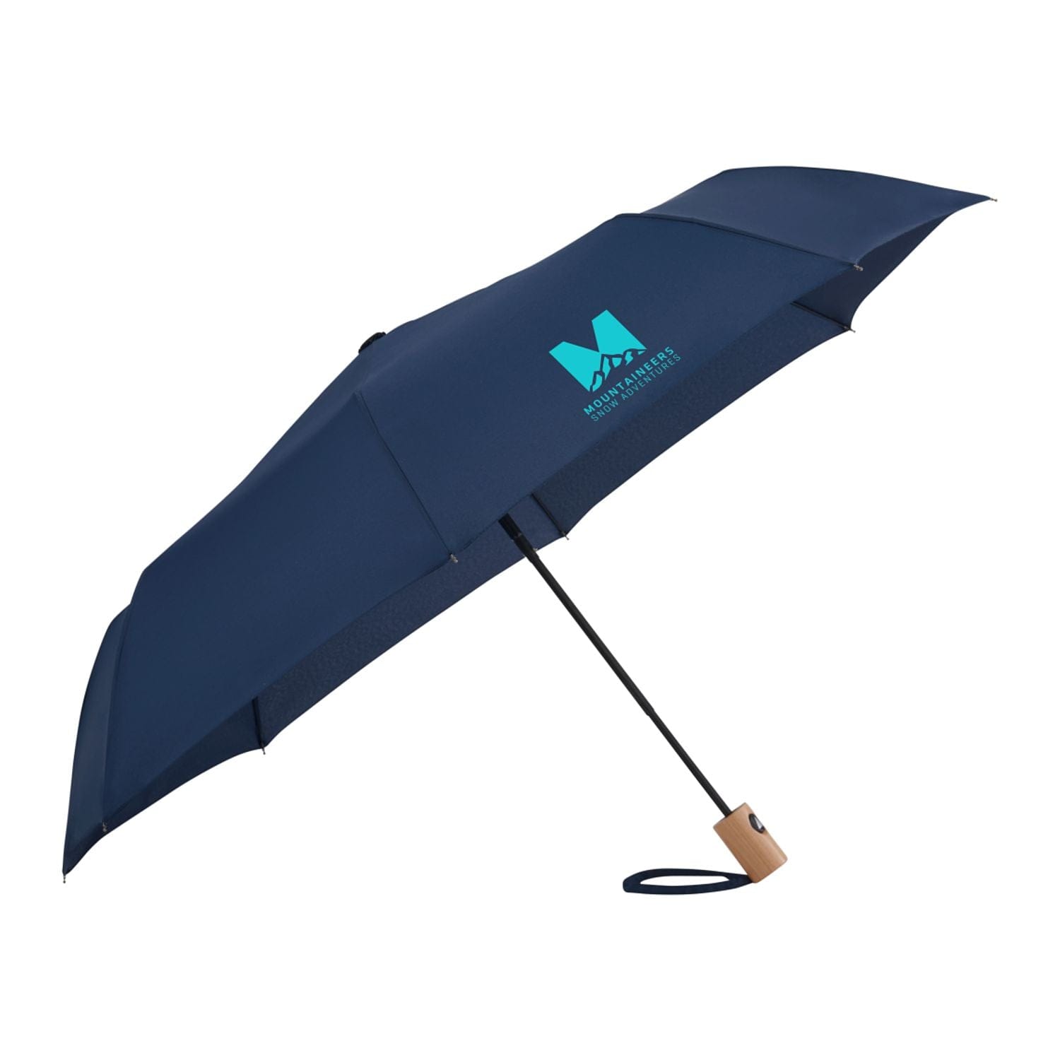 Threadfellows Accessories 42" / Navy Recycled Folding Auto Open Umbrella 42"