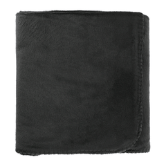 Threadfellows Accessories One Size / Black 100% Recycled PET Fleece Blanket with Canvas Pouch