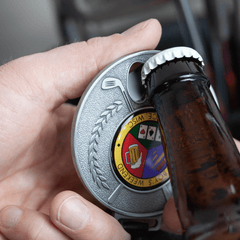 Threadfellows Curated Collection Accessories One Size / Antique Nickel Golf Bag Tag Bottle Opener
