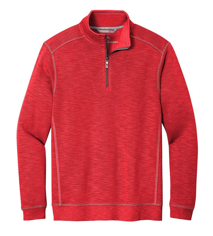 Tommy Bahama Layering S / Chili Pepper Tommy Bahama - Men's Tobago Bay 1/2-Zip