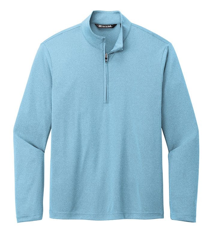 TravisMathew Fleece S / Brilliant Blue Heather TravisMathew - Men's Coto Performance 1/4-Zip