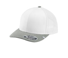 TravisMathew Headwear Adjustable / White/Heather Grey TravisMathew - Cruz Colorblock Trucker Cap