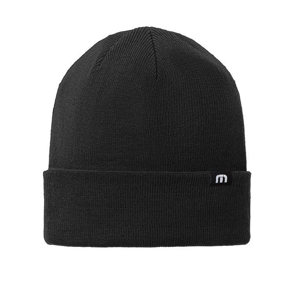 TravisMathew Headwear One Size / Black TravisMathew - Solid Cuffed Beanie