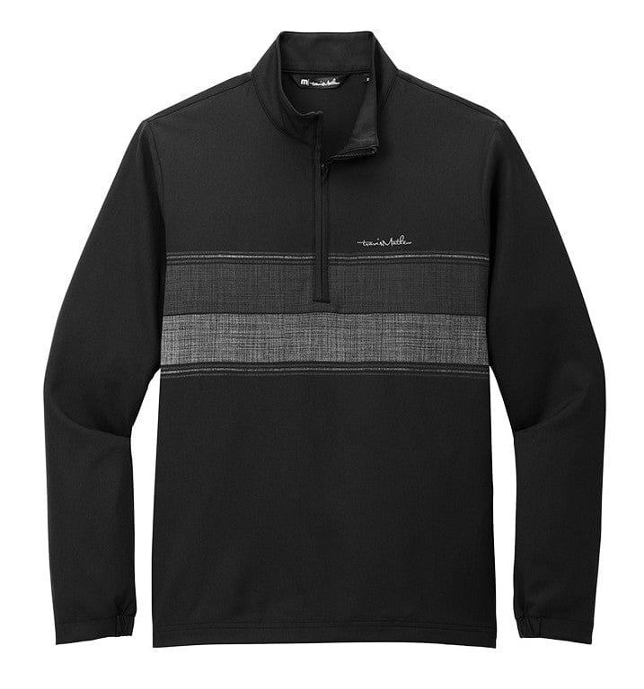 TravisMathew Layering S / Black TravisMathew - Men's Balboa Chest Stripe 1/4-Zip