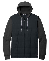 TravisMathew Outerwear S / Black/Black Heather TravisMathew - Men's Tides Up Hooded Jacket