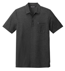 TravisMathew Polos S / Black Heather TravisMathew - Men's Oceanside Heather Pocket Polo