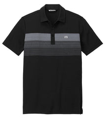 TravisMathew Polos S / Black TravisMathew - Men's Coastal Chest Stripe Polo