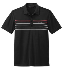 TravisMathew Polos S / Black TravisMathew - Men's Coto Performance Chest Stripe Polo