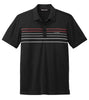 TravisMathew Polos S / Black TravisMathew - Men's Coto Performance Chest Stripe Polo