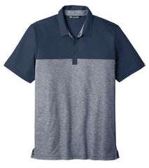 TravisMathew Polos S / Blue Nights/Blue Nights Heather TravisMathew - Men's Oceanside Blocked Polo