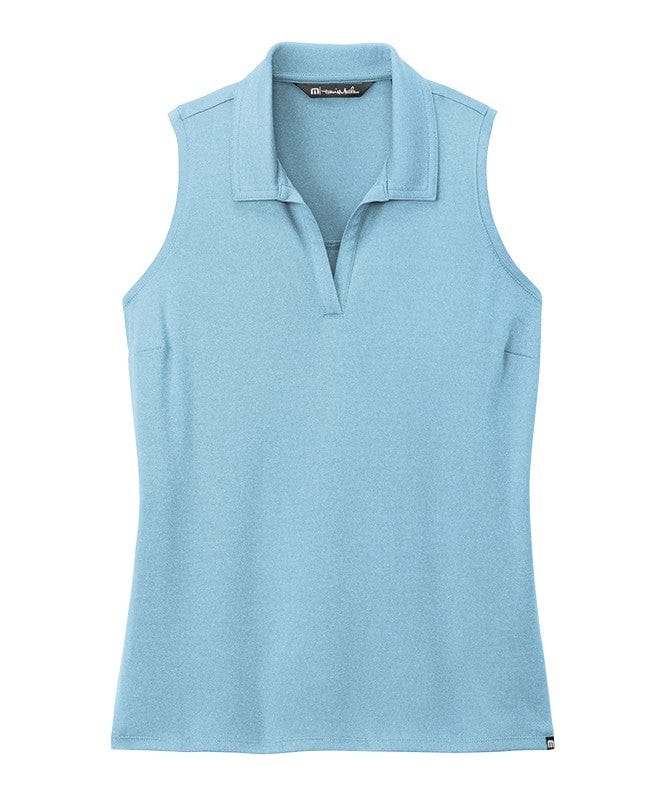 TravisMathew Polos S / Brilliant Blue Heather TravisMathew - Women's Coto Performance Sleeveless Polo