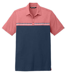 TravisMathew Polos S / Cardinal Heather/Blue Nights TravisMathew - Men's Sunset Blocked Polo