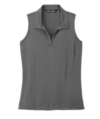 TravisMathew Polos S / Quiet Shade Grey/Black TravisMathew - Women's Coto Performance Sleeveless Polo