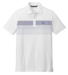 TravisMathew Polos S / White TravisMathew - Men's Coastal Chest Stripe Polo