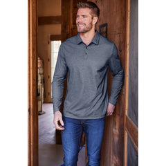 TravisMathew Polos TravisMathew - Men's Oceanside Heather Long Sleeve Polo