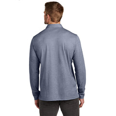 TravisMathew Polos TravisMathew - Men's Oceanside Heather Long Sleeve Polo