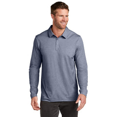 TravisMathew Polos TravisMathew - Men's Oceanside Heather Long Sleeve Polo