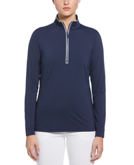 Penguin Layering S / Black Iris Penguin - Women's Veronica 1/4-Zip Pullover