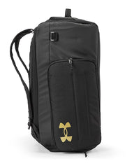 Under Armour One Size / Black/Metallic Gold Under Armour - Contain Medium Convertible Duffel Backpack