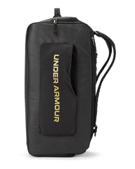 Under Armour One Size / Black/Metallic Gold Under Armour - Contain Medium Convertible Duffel Backpack