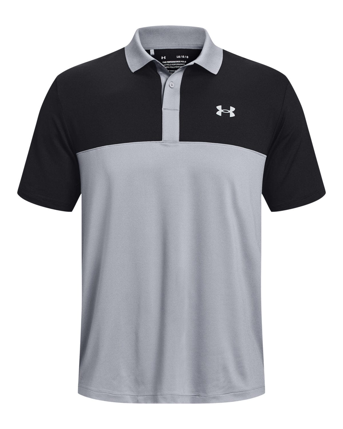 Under Armour Polos S / Steel/Black Under Armour - Men's Performance 3.0 Colorblock Polo