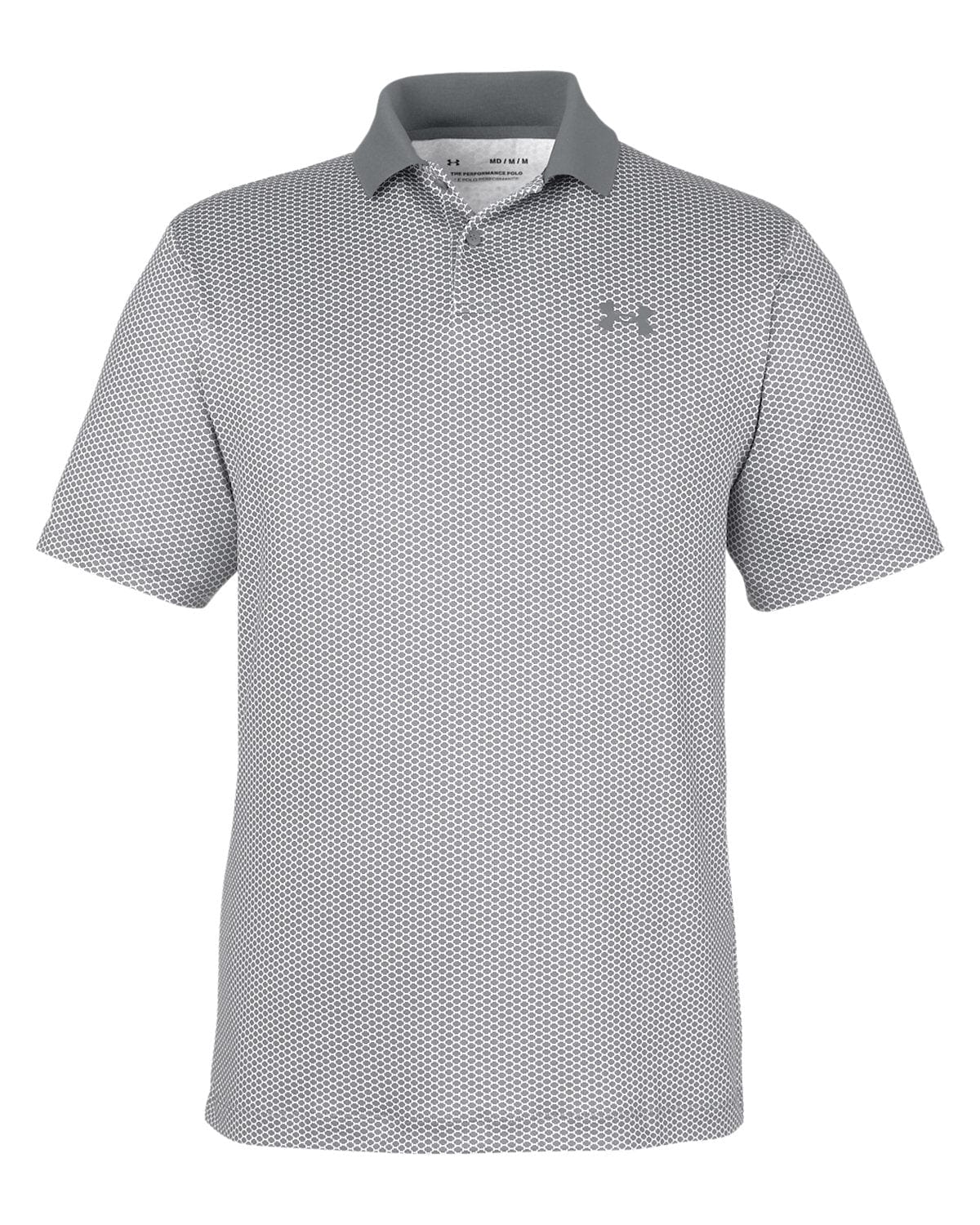 Under Armour Polos S / White/Halo Grey Under Armour - Men's Printed Performance Polo 3.0