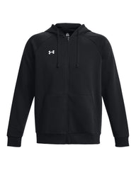 Under Armour Sweatshirts S / Black/White Under Armour - Men's Rival Fleece Full-Zip Sweatshirt