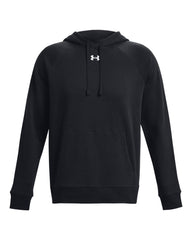 Under Armour Sweatshirts S / Black/White Under Armour - Men's Rival Fleece Hooded Sweatshirt