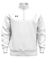 Under Armour Sweatshirts S / White/Black Under Armour - Men's Rival Fleece Quarter-Zip