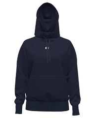 Under Armour Sweatshirts XS / Midnight Navy/White Under Armour - Women's Rival Fleece Hooded Sweatshirt