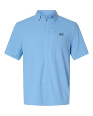 Under Armour Woven Shirts S / Horizon Blue/Black Under Armour - Men's Fish Pro Hybrid Woven Short Sleeve