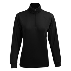 Vansport Layering S / Black Vansport - Women's Mesh 1/4-Zip Tech Pullover